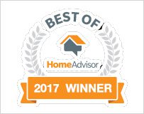 A best of home advisor award for 2 0 1 7